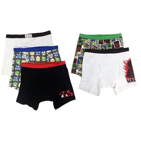 Star Wars Star Wars Boys Underwear 5 Pack Boxer Briefs Little Boys And Big Boys Walmart