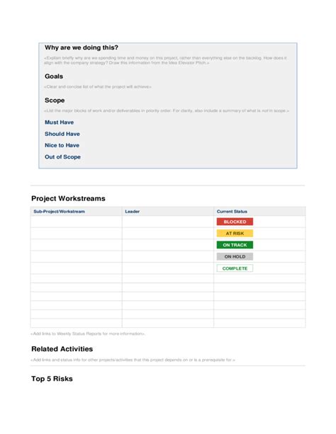 Atlassian Project Plan Template Free Download