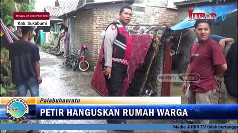 Petir Sambar Rumah Warga Timbulkan Kebakaran Di Patuguran Palabuhanratu