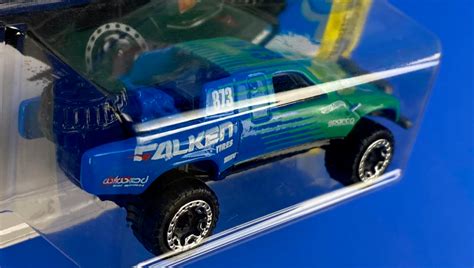 Hot Wheels Toyota Off Road Truck Falken Speed Graphics Dtx Blue