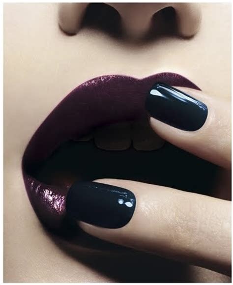 Tendencia Maquillaje 2011 Labios Oscuros Al Otro Extremo Del Nude