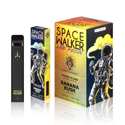 Space Walker Live Resin Power Blend Disposables 1G D8 GAS Best