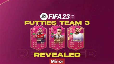 FIFA 23 Futties Team 3 revealed with 99-rated Neymar and Jadon Sancho ...