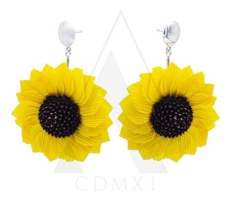 Total Imagen Aretes De Girasol Abzlocal Mx