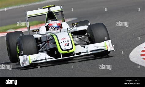 Brazilian Formula One Driver Rubens Barrichello Of Brawn Gp Of Ferrari