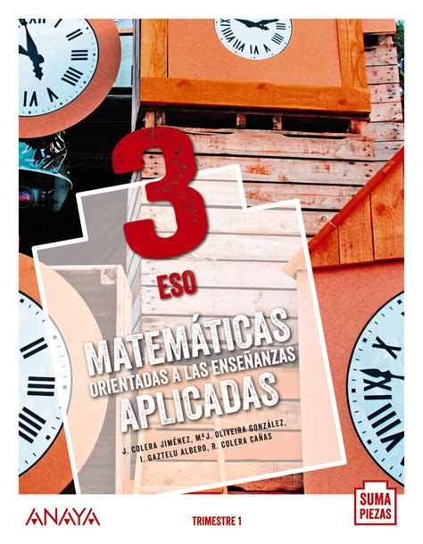 Solucionario Matematicas Aplicadas Eso Anaya Suma Piezas Soluciones Pdf