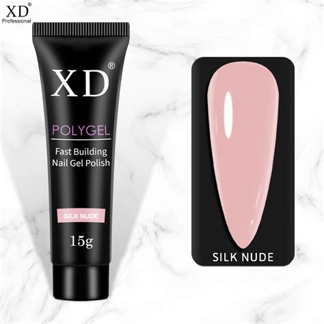 Polygel Xd Nude Led Uv Profissional G Ou G F Alongamento Poly Gel Unhas De Gel Shopee Brasil