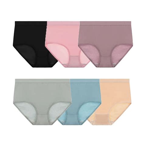 2PCS Set Women Plus Size Panties Classic Cotton Underwear Comfort Lingerie Female 6 Colors Sexy
