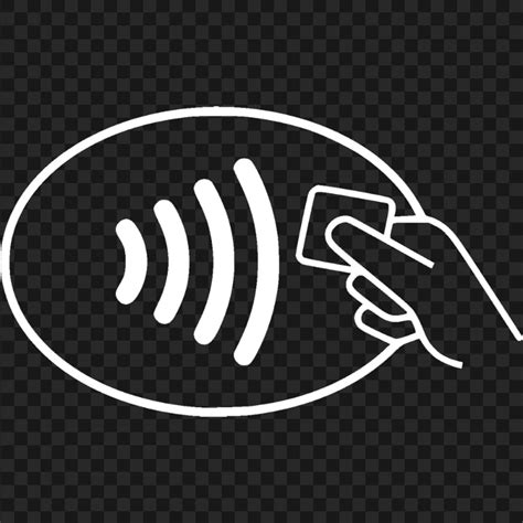 Transparent Contactless Payment White Icon Citypng