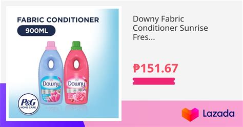 Downy Fabric Conditioner Sunrise Fresh Garden Bloom 900ml Bottle Blue