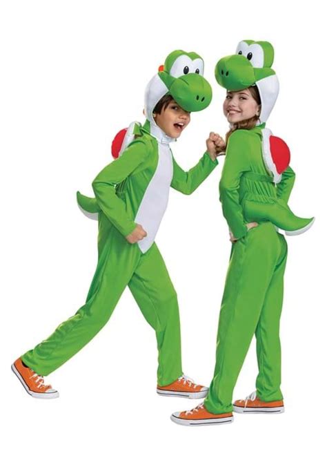 Kid's Super Mario Brothers Yoshi Costume | Nintendo Halloween Costume