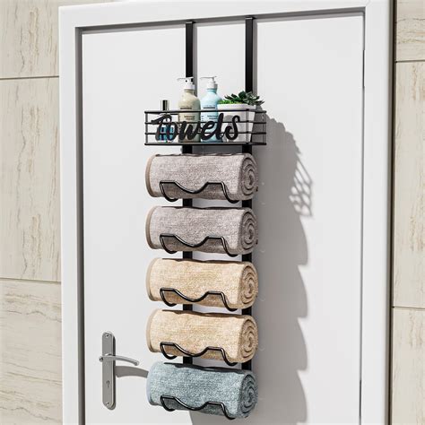 amazoncom hapirm  door towel rack  tier   door towel