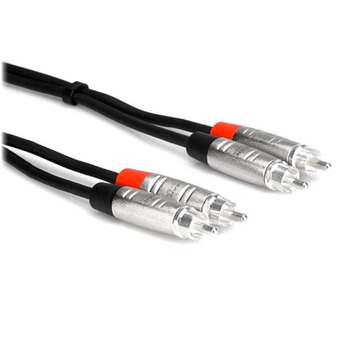 Hosa Hrr X Pro Stereo Interconnect Dual Rean Rca To Same Ft