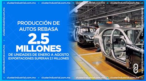 Cluster Industrial En Agosto Repunt La Exportaci N De Autos