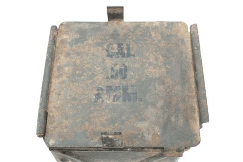 Boite A Munition D 68375 Early Pour Cradle Mitrailleuse US Cal 50