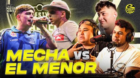 Eyou Tv Reacciona A El Menor Vs Mecha Fms Internacional Youtube