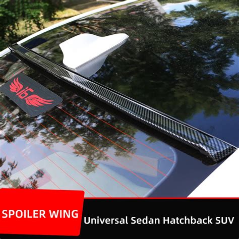 Universal Carro Spoiler Asas Gr Tis Perfurado Central Traseiro Telhado