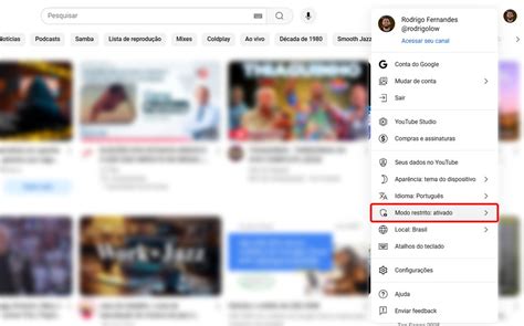 Como Desativar O Modo Restrito Do Youtube - Como desativar o modo restrito do YouTube pelo PC