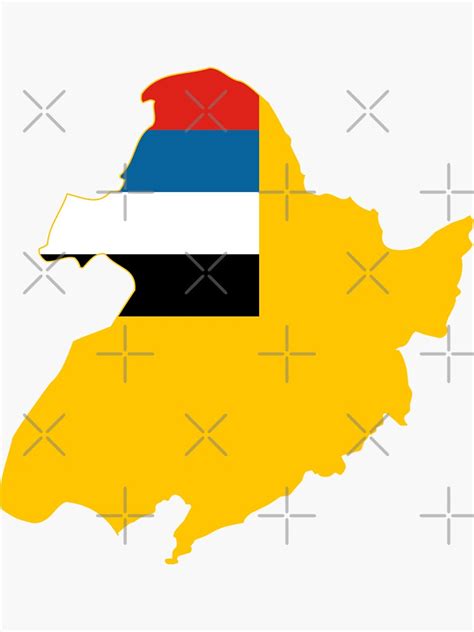 "Flag Map of Manchukuo" Sticker for Sale by mo91 | Redbubble