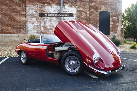 1969 Jaguar E Type Roadster Convertible 4. 2l Red / Black