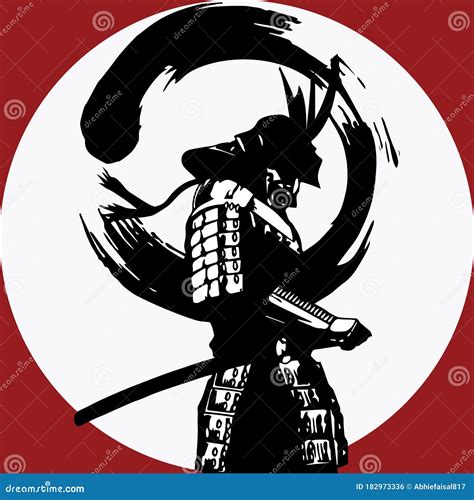 Samurai Silhouette Vector