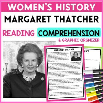 Margaret Thatcher Women S History Month Reading Comprehension