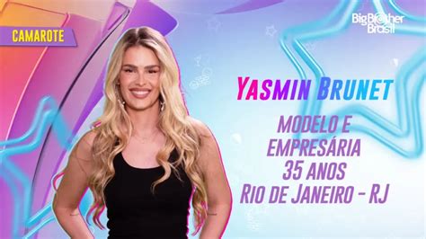 BBB 24 Yasmin Brunet é a 12º eliminada 80 76 dos votos