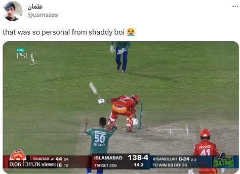 Ben Stokes Or Something Else Shadab Khan Cursing On The Psl Pitch Has