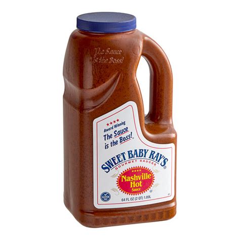 Sweet Baby Ray S Nashville Hot Sauce 0 5 Gallon 4 Case