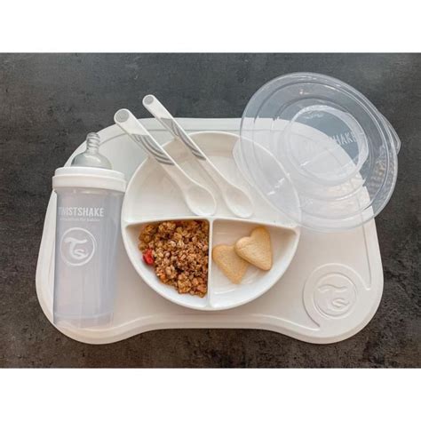 Bebeboutik Twistshake Assiette Bébé Couvercle Hermétique 6m