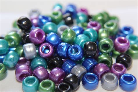 Pearl Pony Beads X Mm Barrel Shaped Ideal For Dummy Clips Choose