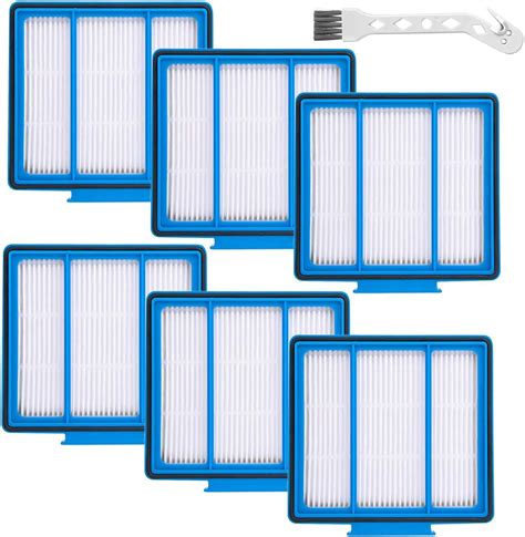 Lot De 6 Filtres De Remplacement Pour Robot Aspirateur Shark IQ R101AE