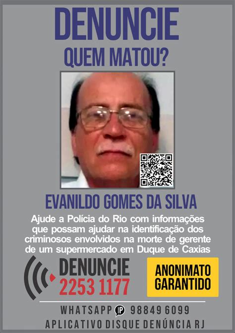 Cartaz Pede Informações Sobre Envolvidos Na Morte De Gerente Em Caxias