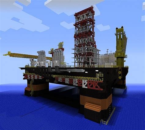 Oil rig Minecraft Map