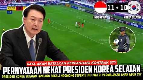 PUBLIK KOREA GEGER Bisa Bisanya PRESIDEN KORSEL Berikan Pernyataan