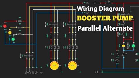 Wiring diagram for booster pump control panel