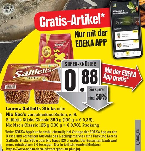 Gratis Lorenz Saltletts Sticks Oder Nic Nacs Verschiedene Sorten