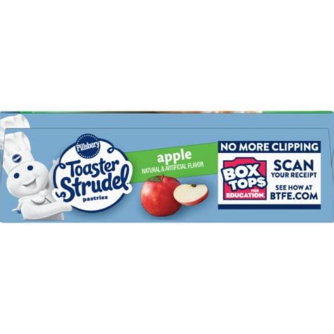 Pillsbury Apple Toaster Strudel Frozen Pastries 6 Ct 1 95 Oz King Soopers