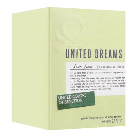 Buy Benetton United Dreams Live Free For Her Eau De Toilette