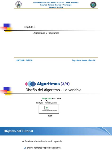 Cap32 La Variable Pdf Variable Informática Algoritmos