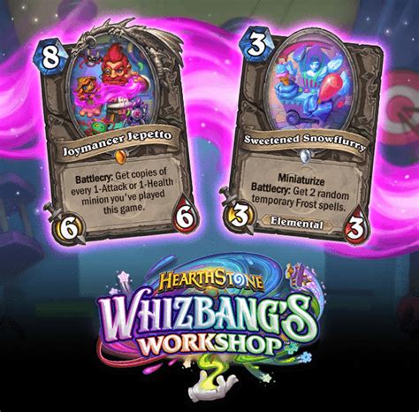 Hearthstone Whizbangs Workshop Cards And Card Reveals Esports Gg