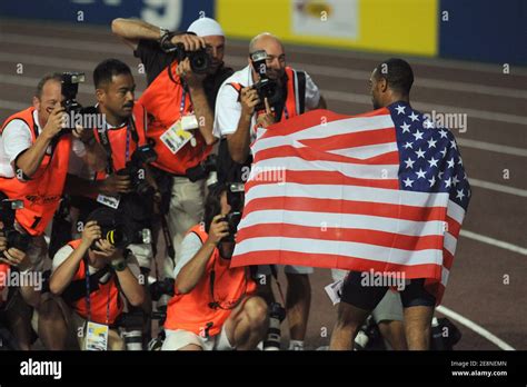 Usa S Tyson Gay Performs On Men S Meters Final During The Th World Championships In