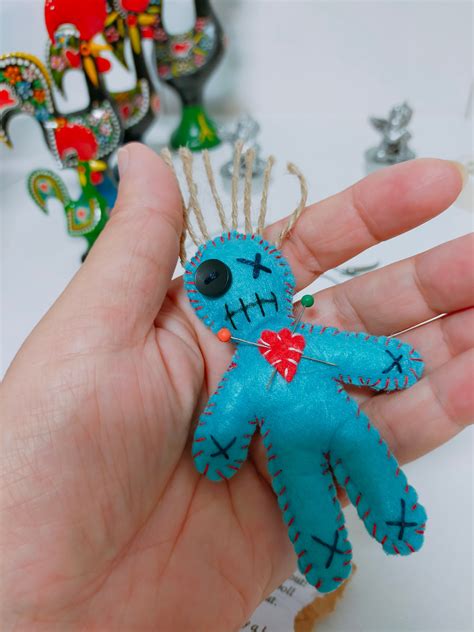 Voodoo Doll Blue Love Peace Removing Evil Sacred Poppet Etsy