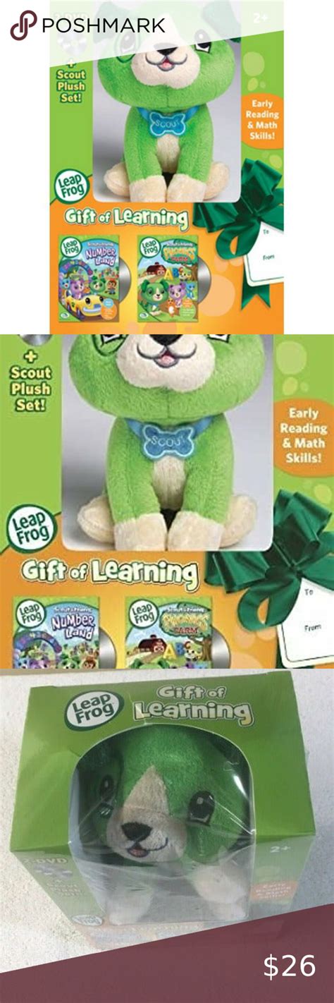 Leapfrog Bundle T Set Scout Plush Pup Pal And 2 Dvds The T Of