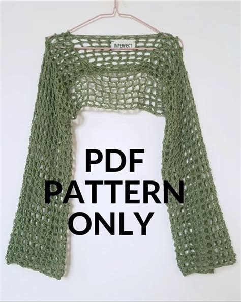 Crochet Sleeves All Size Mesh Sleeves Best Pattern For Shrug Pdf