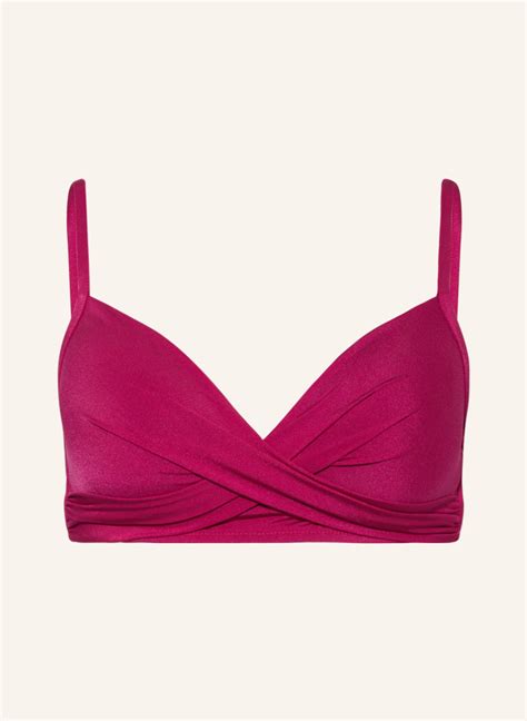 Maryan Mehlhorn Bralette Bikini Top Impact In Fuchsia