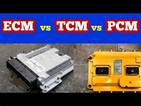 ECM Vs TCM Vs PCM What Is The Difference Between ECM And TCM Asad