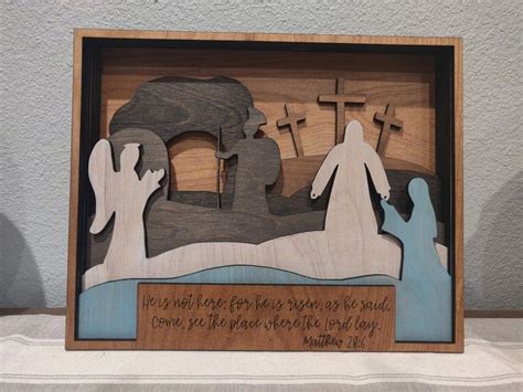 Resurrection Scene Scroll Saw Template Easter Template Etsy Artofit