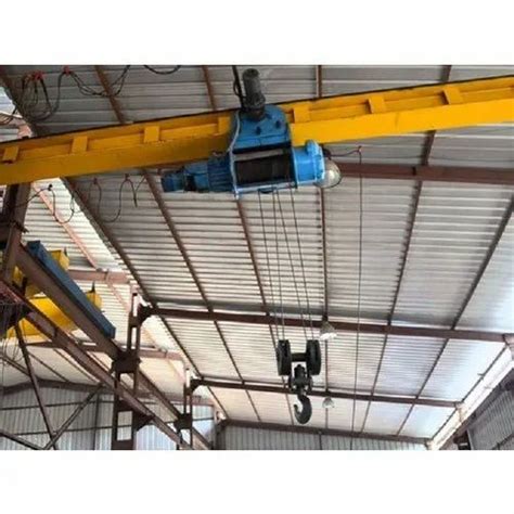 Electric Single Girder Eot Cranes Travel Speed M Min Max Load