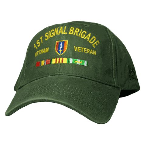 St Signal Brigade Vietnam Veteran Od Green Cap New Vietnam Veteran